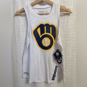 Milwaukee Brewers White Tank Top